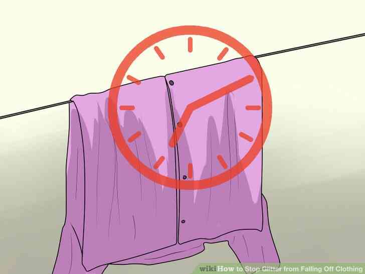 Image intitulé Stop Paillettes de Tomber Hors de Vêtements de l